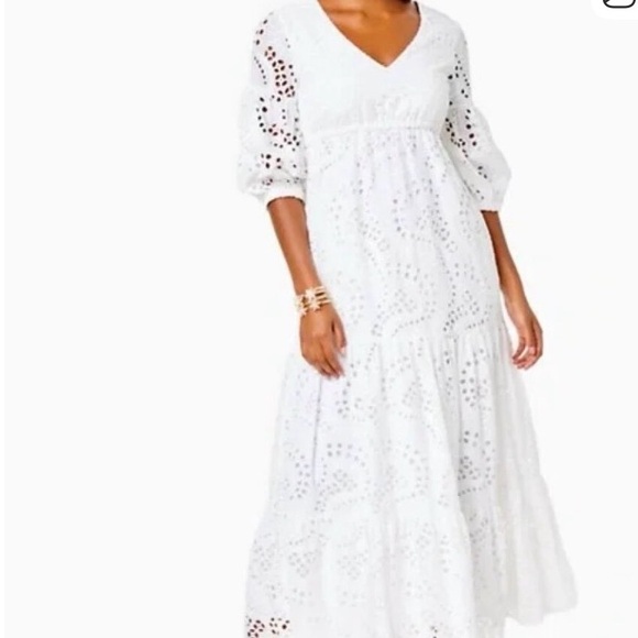 Lilly Pulitzer Dresses & Skirts - Lilly Pulitzer White Eyelet Dress
